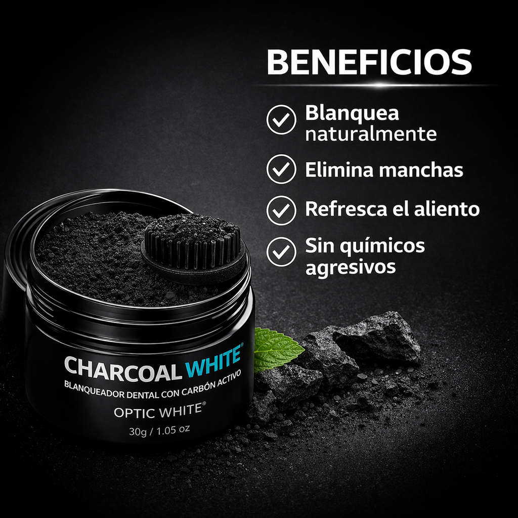 Blanqueador Dental - Carbón Activo