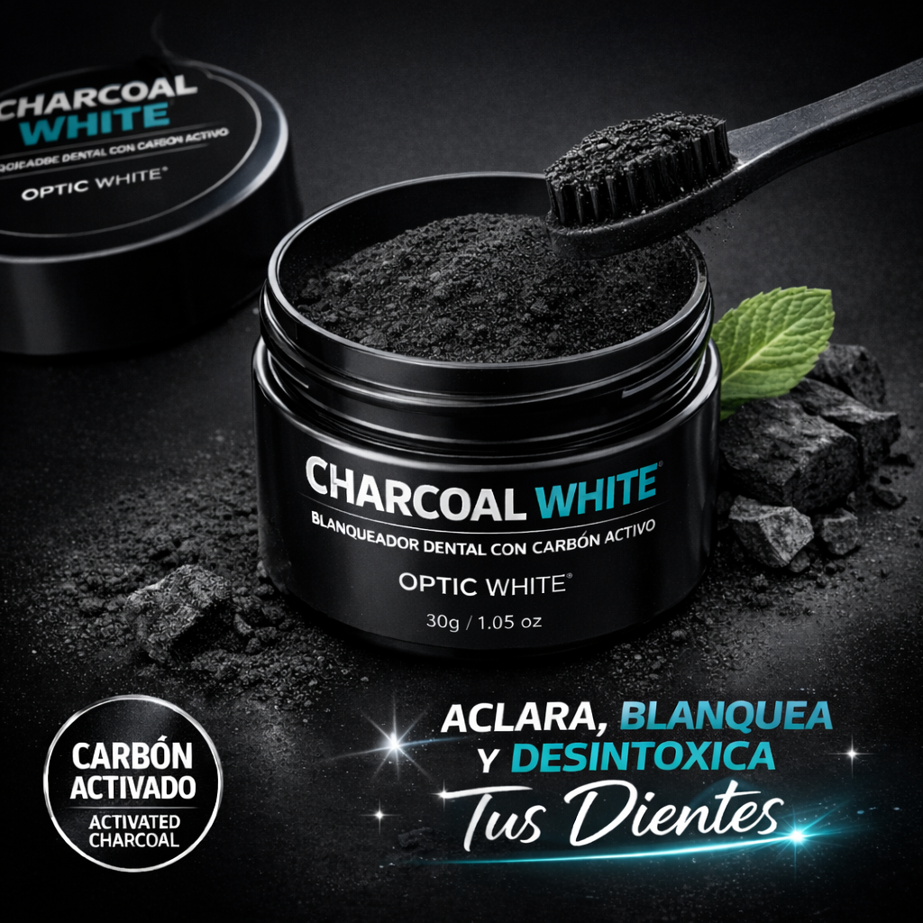 Blanqueador Dental - Carbón Activo