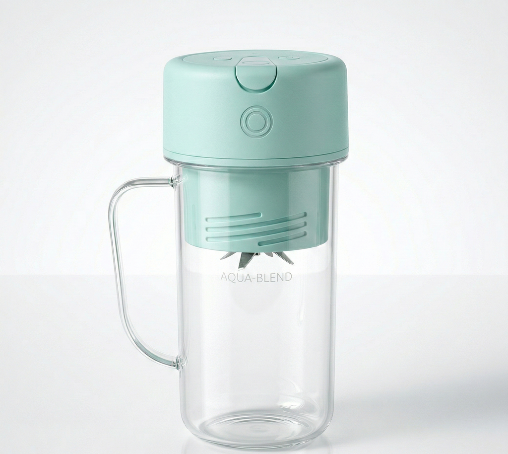 Batidora portátil con pajita